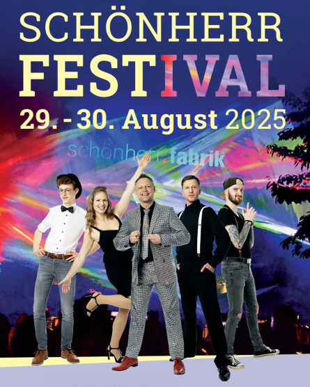 Schönherrfestival 2025 - mit Luxus Loft die Party WG Luxus Loft spielt beim Schönherrfestival 2025